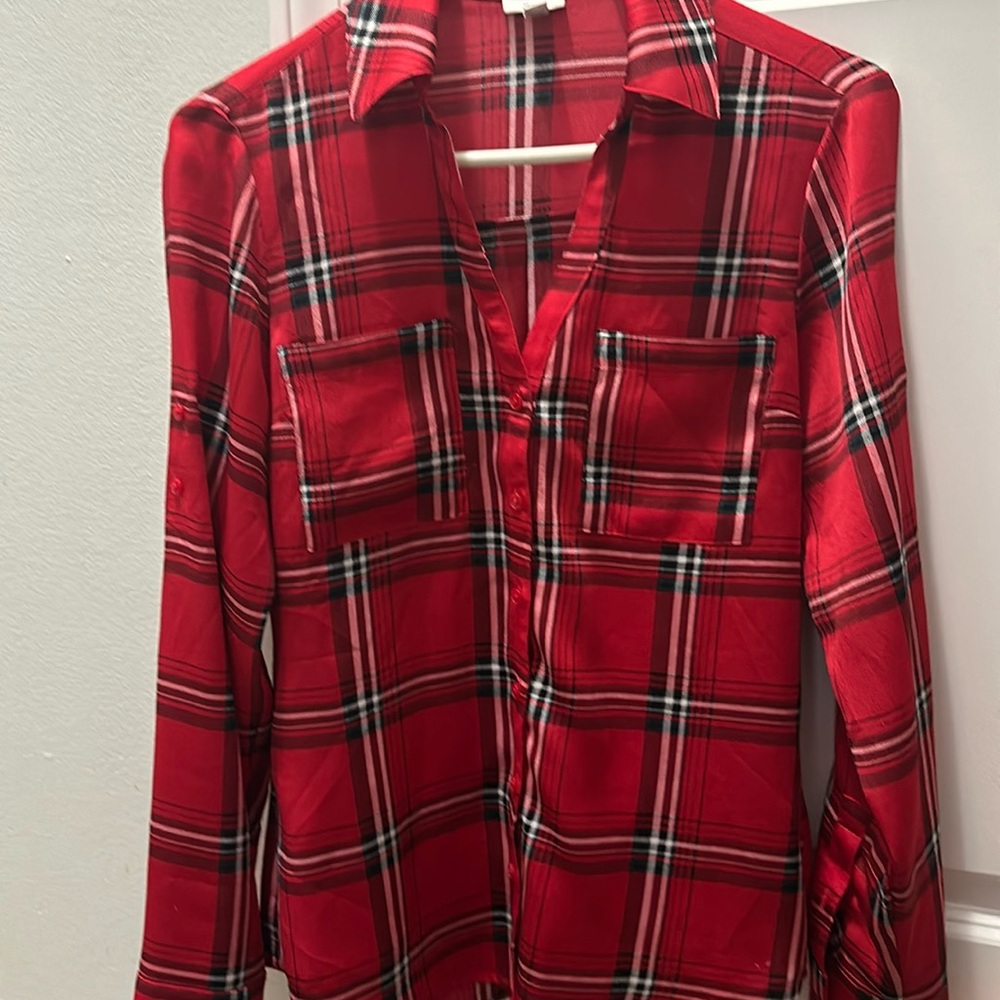Express Red Light Flannel